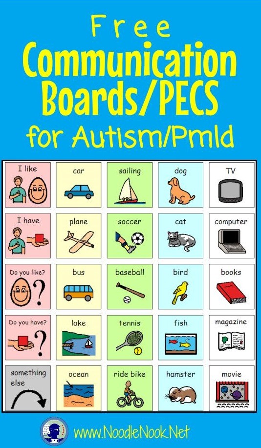 Free Communication Boards Autism