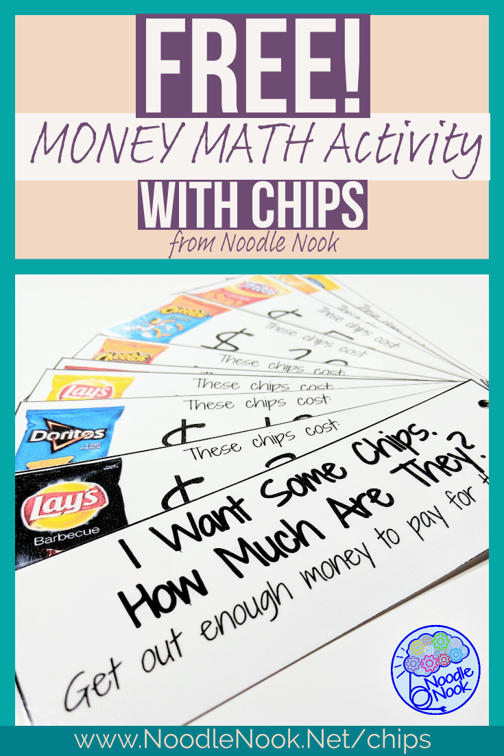 Free Chips Math Center Activity for Money Math