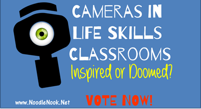 Cameras in LIFE Skills Classrooms- Inspired or Doomed? Vote Now! www.NoodleNook.Net