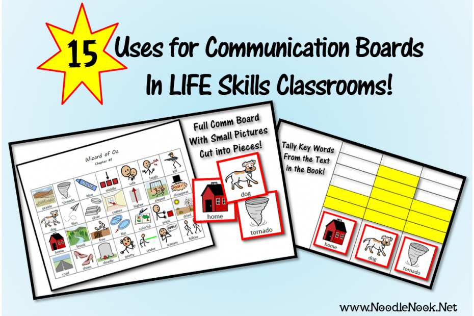 15 Uses for Communication Boards- NoodleNook.Net