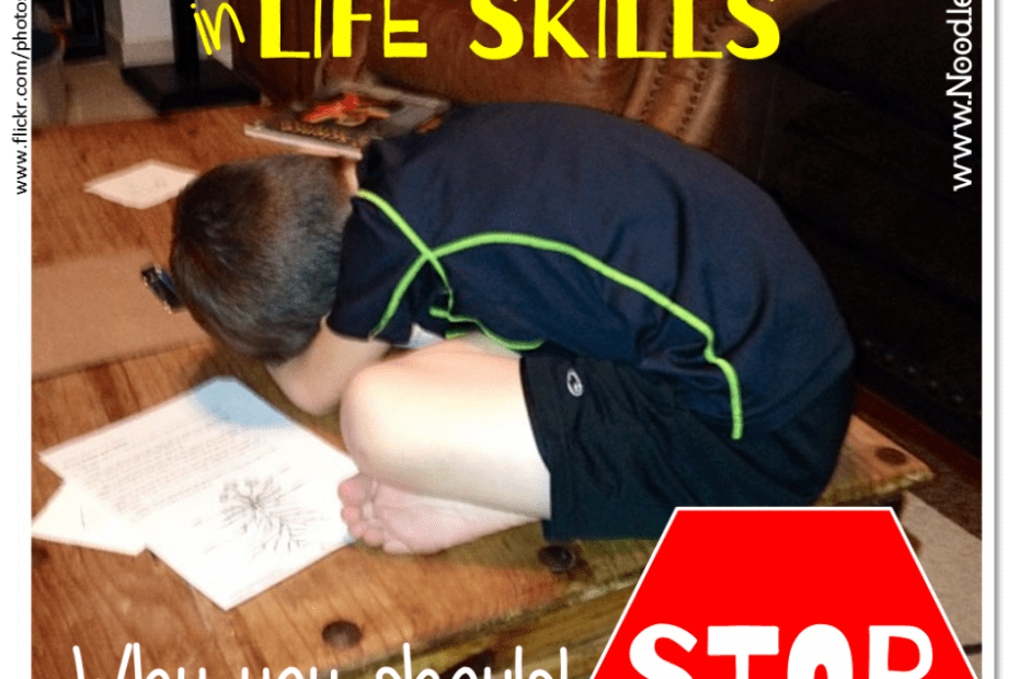 LIFE Skills Worksheets- Please Stop- NoodleNookNet