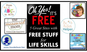 5 Great Sites with FREE Stuff for LIFE Skills from www.NoodleNook.Net
