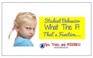 Function of Behavior- Learn more about changing bad behavior in the classroom from NoodleNook.Net- Totally Helpful Stuff