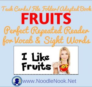 I Like Fruits via www.NoodleNook.Net- I totally love the vivid images and the multi-use