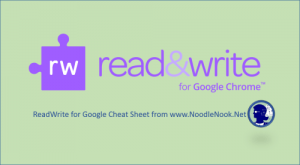 ReadWrite for Google- a Great Tool for Students via www.NoodleNook.Net