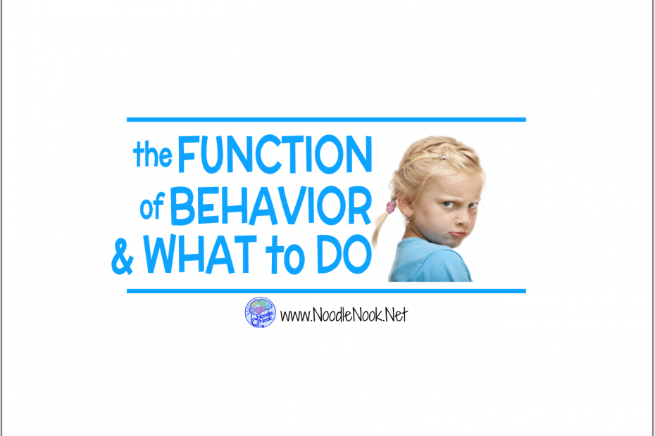 Dealing with behaviors in your Autism unit or Special Ed classroom? Listen to learn the definition of the function of behavior, how to do a behavior analysis, and get a free data sheet. Once you know why the behavior happens, you can decide what to do about it... like using effective replacement behaviors. Listen now to learn more.