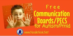 Free Communication Boards-PECS for Autism via NoodleNook - Great, Great, Great