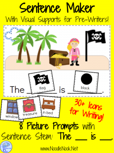 Picture Prompt Writing with Visual Supports… Perfect for Students with Autism!