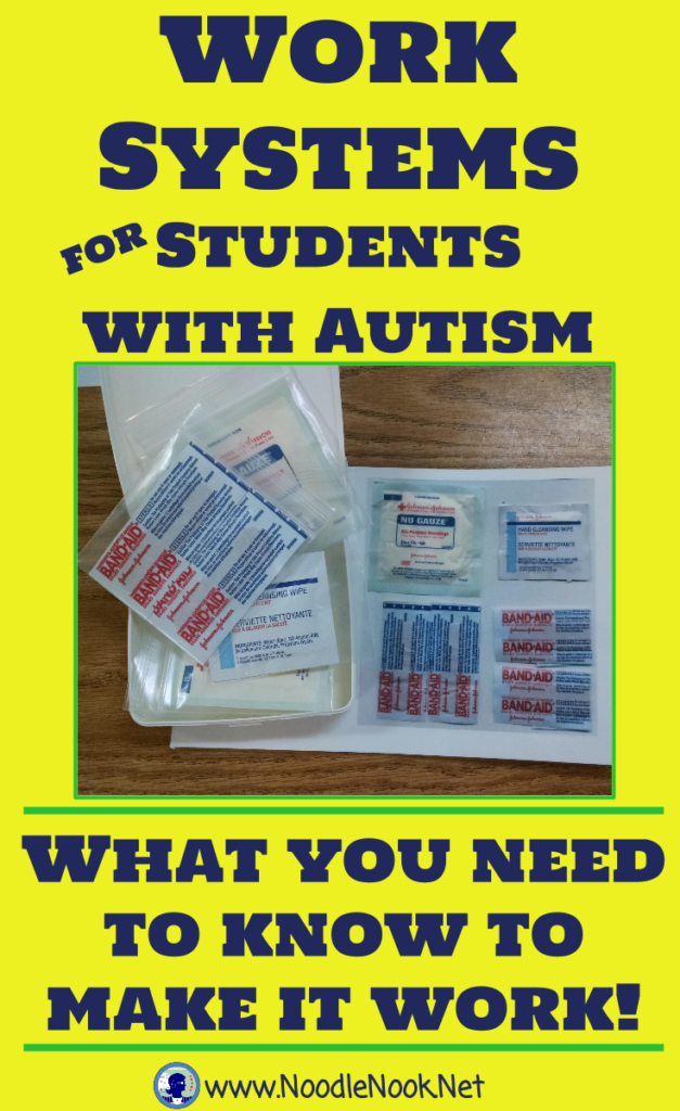 How to create independent work stations and tasks for students with Autism or Sped.