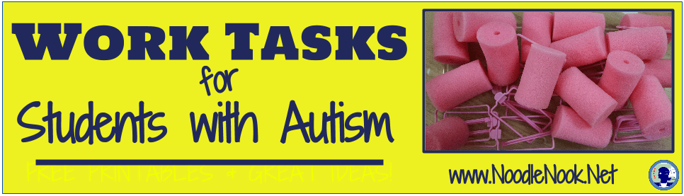 How to create independent work stations and tasks for students with Autism or Sped.