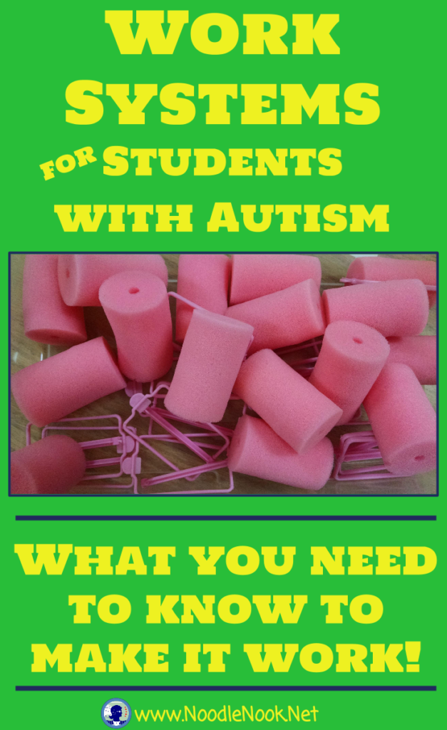 How to create independent work stations and tasks for students with Autism or Sped.