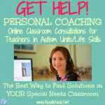 Get Help! Personal Coaching for Teachers in Autism Units or SpEd- Find solutions NOW from NoodleNook.Net