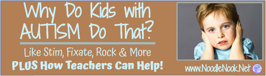 Why Do Kids with Autism Kids Do That? Plus Teacher Tips to Help!