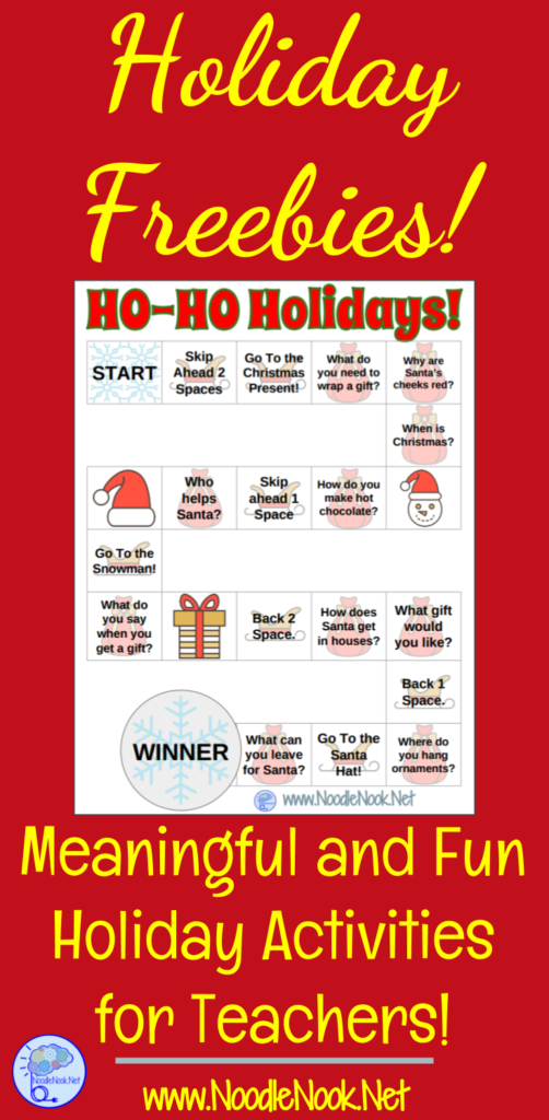 Happy Holidays from NoodleNook- Get some FREE Printables to add to your toolbox. All printable, ready to go, and totally FREE!