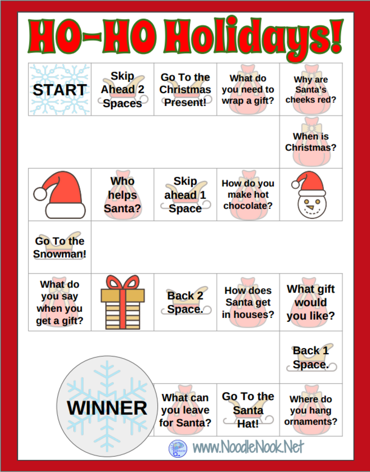 Happy Holidays from NoodleNook- Get some FREE Printables to add to your toolbox. All printable, ready to go, and totally FREE!