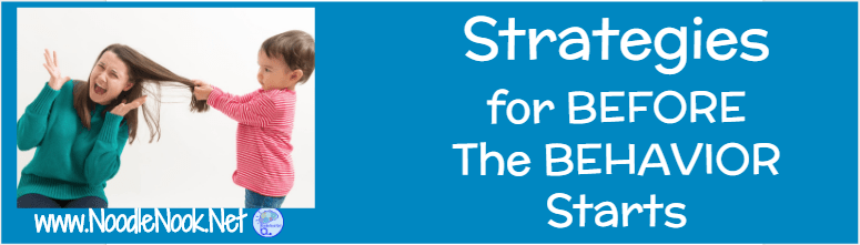 Need tools to calm a student with Autism down before bad behaviors start? Here is a list of behavior strategies that work BEFORE the behavior!