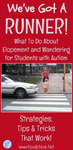 We’ve got a Runner! A closer look at elopement and wandering for students with Autism.