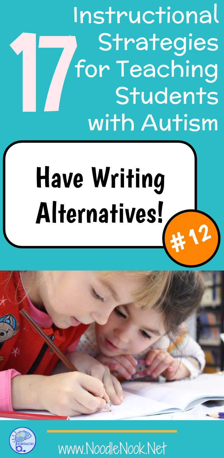 Instructional Strategies for Students with Autism