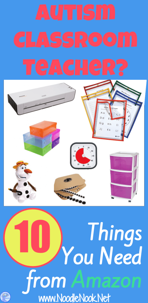 Autism Classroom Setup: These are the 10 things every Autism Classroom Teacher Needs from Amazon. Yeah, you’ll love number 11!