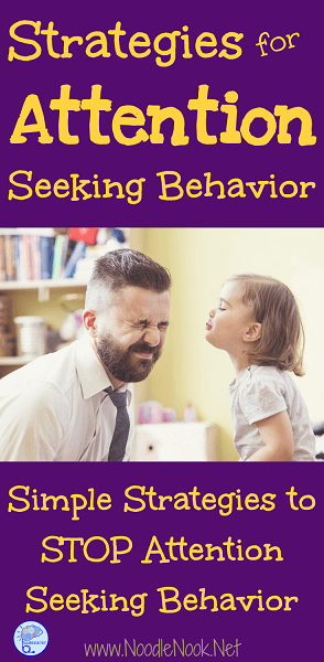 Attention behaviors got you frustrated? Here are simple to implement strategies for attention seeking in the classroom...