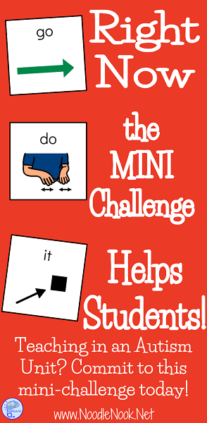 If there was a simple thing you could do to help your student communicate better, wouldn’t you? Here it is- a communication mini-challenge for teachers in Autism units...