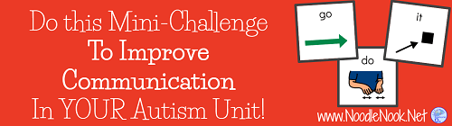 Help your students with Autism communicate better in the classroom with this Special Ed Teacher Communication Challenge!