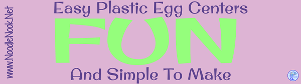 Fun new center ideas are like GOLD- so here are a few easy Easter egg centers you can get started with a bag of plastic eggs and a Sharpie!