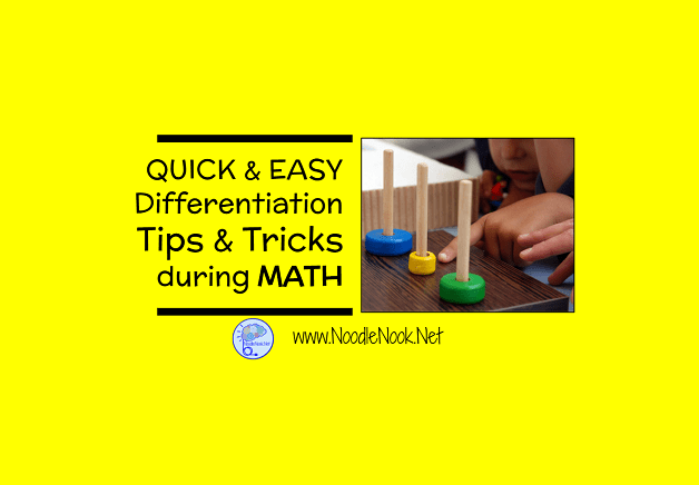 Are you finding it hard to differentiate for all your students in a multi-level special education class, Autism unit, or self-contained room? Been there. Here are a few ideas on how to easily and painlessly differentiate math stations with ideas you can apply to other content areas.