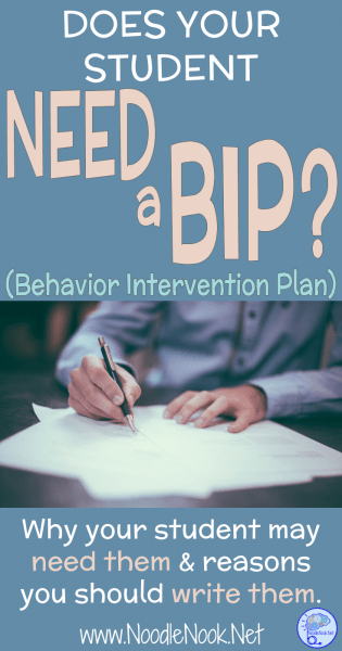 Are you a special education teacher with no idea why you need a BIP? Grab your IEP, put your BIP hat on, and listen why you should write behavior plans for students with Autism.