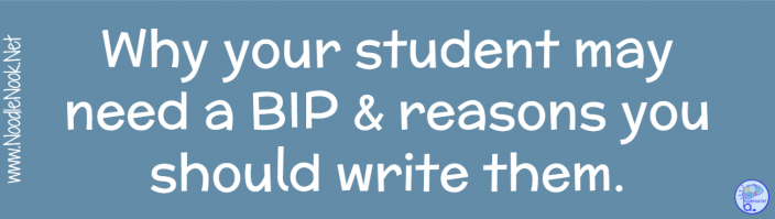 Are you a special education teacher with no idea why you need a BIP? Grab your IEP, put your BIP hat on, and listen why you should write behavior plans for students with Autism.