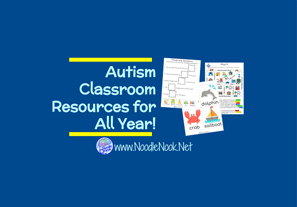 Autism Classroom Resources for All Year- Themed Monthly Units for Centers or Work Systems
