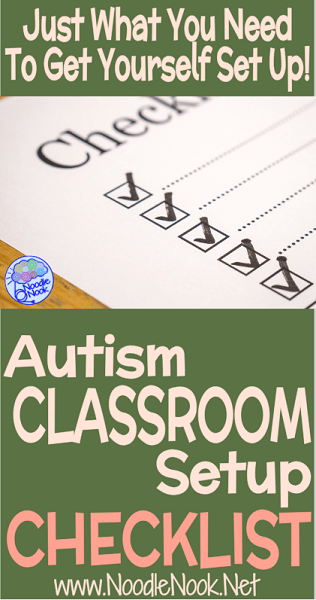 Autism Classroom Setup Checklist for Starting the Year off RIGHT