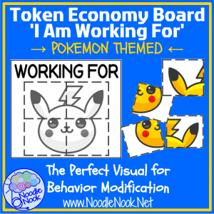Token Board featuring Pokemon - Behavior Visual for Autism Units and SpEd with perfectly themed token boards and reinforcer systems.