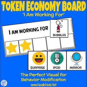 Token Economy Behavior Chart for Autism- What are you Working For