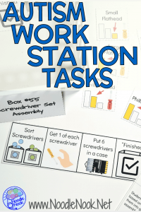 Are you thinking about setting up some Autism workstation tasks but not so sure if they will work with your students? Here are a few great reasons to set up some task boxes for Autism Units, SpEd or Life Skills classroom.