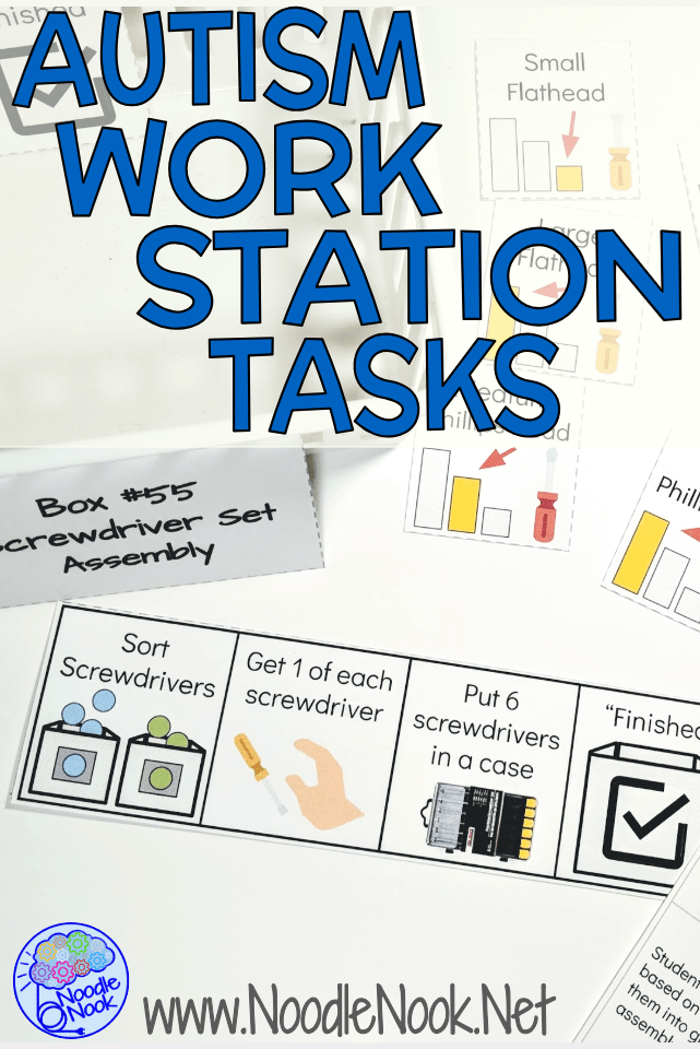 Autism Workstation Tasks How Task Boxes Work