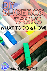 Doing some DIY to create homemade shoebox tasks for Autism Units or Life Skills is a great way to set up workstation tasks on a dime. Read more on how to make homemade shoebox tasks.