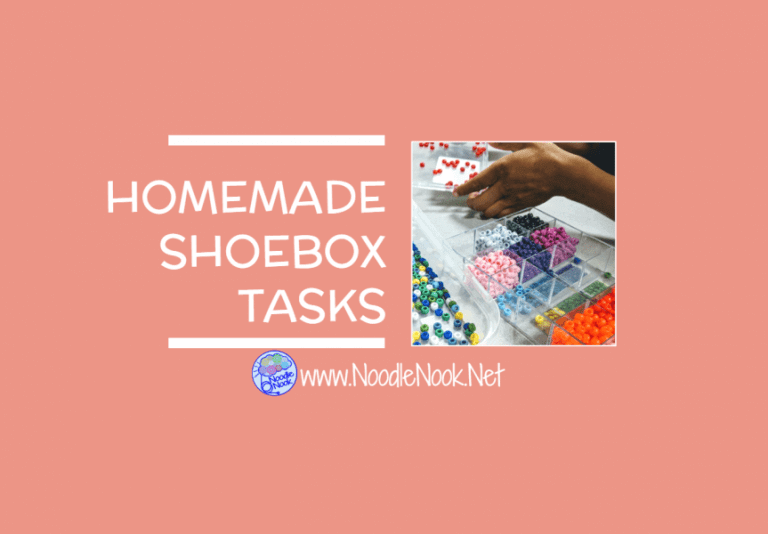 Doing some DIY to create homemade shoebox tasks for Autism Units or Life Skills is a great way to set up workstation tasks on a dime.