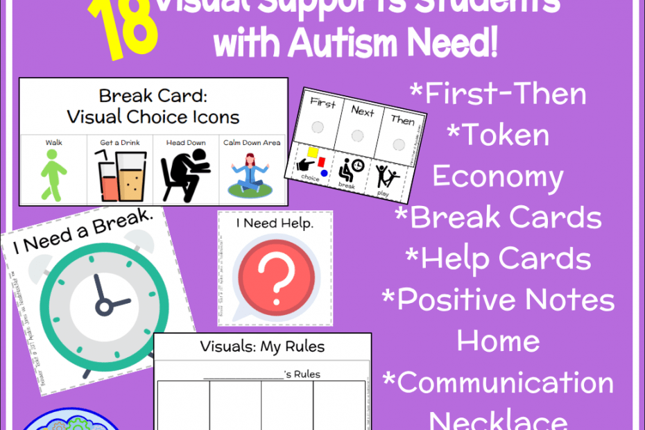 Behavior Toolkit -18 Visual Supports for Students with Autism from Noodle Nook