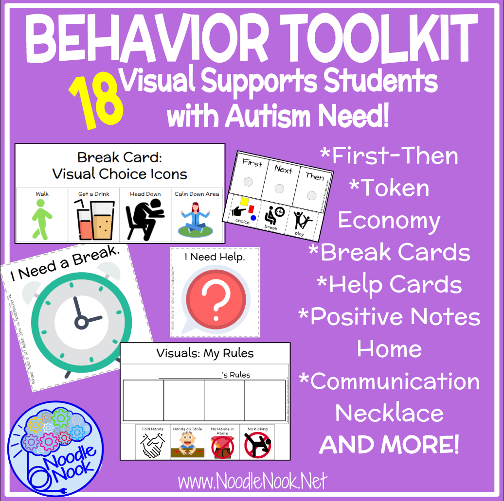 Behavior Punch Cards for Reinforcement & Classroom Behavior Management -  Autism Classroom Resources
