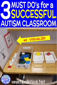 Looking for a checklist of ideas to set up your behavior or Autism classroom then we have the three essential MUSTs to guarantee your classroom setup success from guest blogger Liz Moreland-Mason from SpEd resources. Read more at Noodle Nook about Autism Classroom Setup Essentials…
