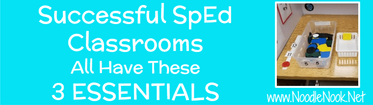 Looking for a checklist of ideas to set up your behavior or Autism classroom then we have the three essential MUSTs to guarantee your classroom setup success from guest blogger Liz Moreland-Mason from SpEd resources. Read more at Noodle Nook about Autism Classroom Setup Essentials…