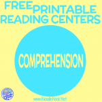 Free Printable Reading Centers- COMPREHENSION from Noodle Nook