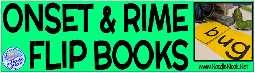 Onset and Rime Flip Books- Blending Center for Reading