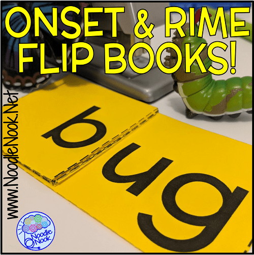 Onset and Rime Flip Books for Reading Centers