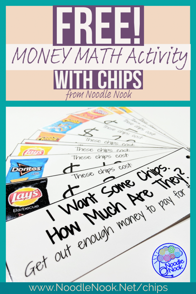 FREE Money Math Activity from Noodle Nook for Early Elementary and Special Ed or Autism Units. 
Fun, functional... and FREE!