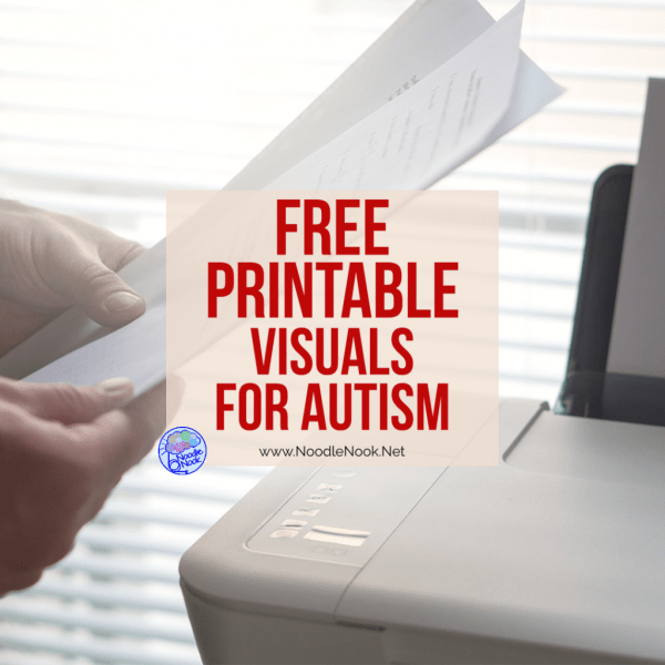 Free Printable Visuals for Autism Classroom