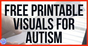 Visual Schedules, Token Boards, Rule Cards, and AAC boards- Free Printable Visuals for Autism and SpEd