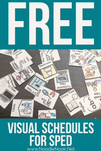 Visual Schedules, Token Boards, Rule Cards, and AAC boards- Free Printable Visuals for Autism and SpEd