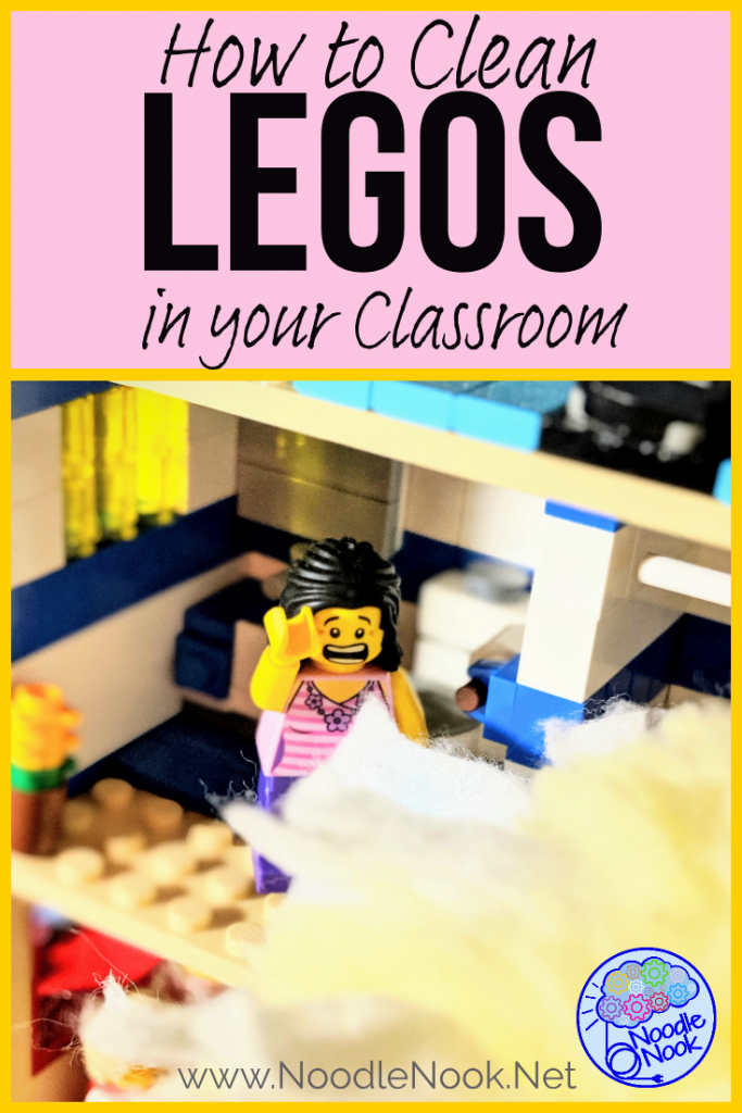 How to clean Legos in your Special Ed classroom- Check out these 5 tested methods to clean Legos including the spinner method!